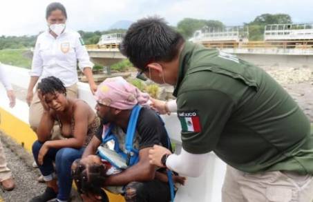  Instituto Nacional de Migración Disuelve la Primera  Caravana Migrante del 2022, cuál saldría de Tapachula, Chiapas.  