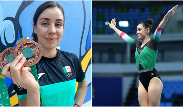 Será dura la batalla rumbo a París, busco una segunda Clasificación Olímpica: Gimnasta Dafne Navarro 