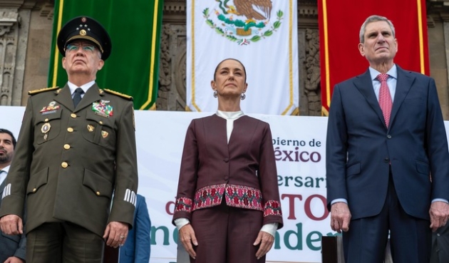La Presidenta de México Claudia Sheinbaum encabeza las Festividades que Celebran la Independencia  