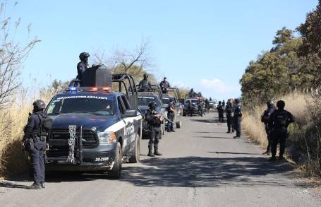 Dispositivo de seguridad en San José de Gracia para preservar el orden público y la tranquilidad 