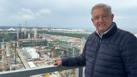 AMLO inicia gira de supervisión de refinerías en nuevo complejo Olmeca en Tabasco 