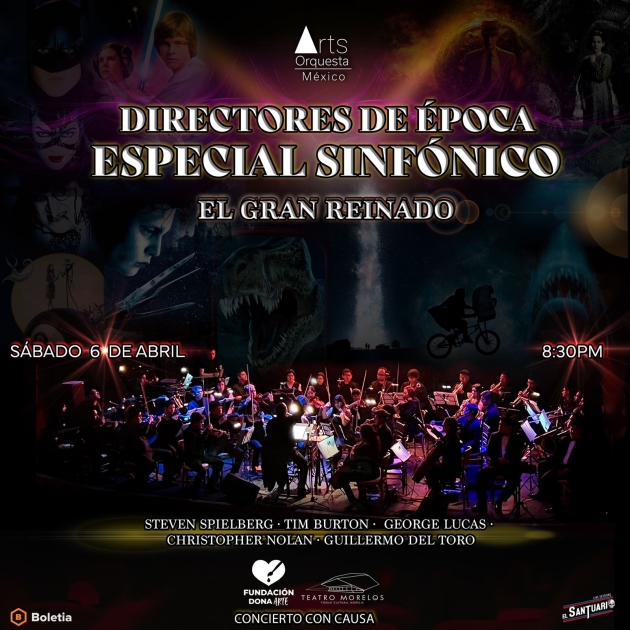 Vive en exclusiva el Especial Sinfónico “Directores de Época: El Gran Reinado” para Gran Orquesta en Vivo en el Teatro Morelos, Morelia! 