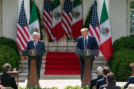 EL Presidente De México Andrés Manuel López Obrador  destaca respeto mutuo y relevancia del T-MEC en visita oficial a Estados Unidos