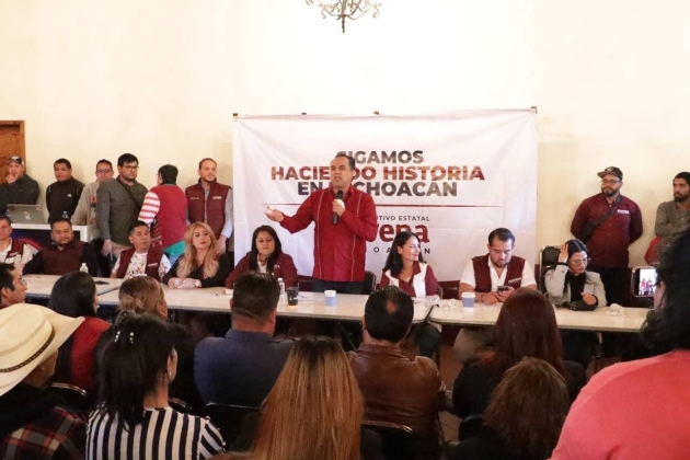 En todo Michoacán, Morena está en movimiento: JP Celis 