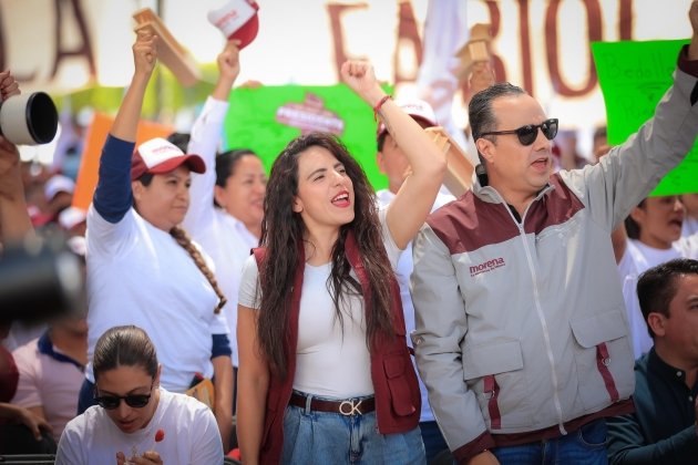"En Michoacán, estamos listos para defender a nuestra presidenta Sheinbaum y la soberanía nacional": Dip. Giulianna Bugarini