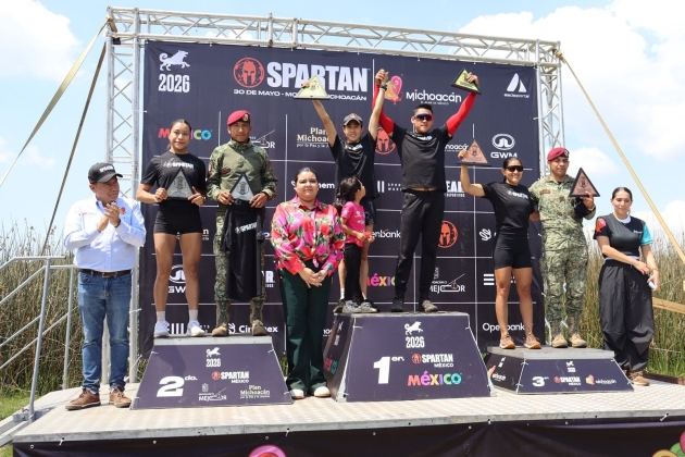 Con fuerza y adrenalina se vivió la Spartan Race México en Michoacán 