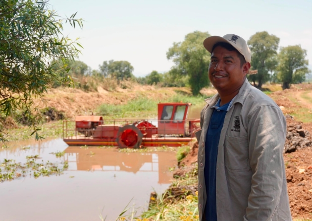 El Canal Chapultepec aporta 500 litros de agua por segundo al lago de Pátzcuaro 