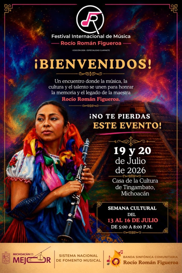 Tingambato celebra su Primer Festival Internacional de Música dedicado al Clarinete