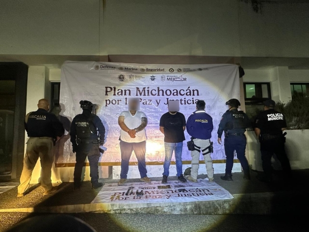 Operativo interinstitucional en Uruapan logra la captura de un objetivo prioritario: SSP