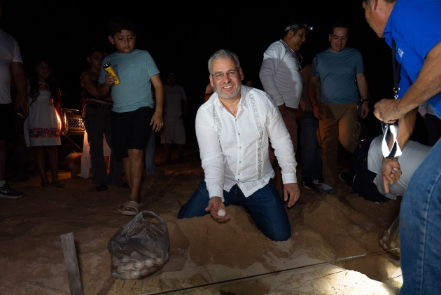 Con apoyo de 27 campamentos, Michoacán proyecta el nacimiento de 1.8 millones de tortugas: Alfredo Ramírez Bedolla