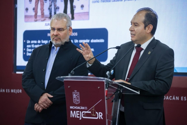 "El Combate FGE extorsión y secuestro con acciones operativas en Michoacán": Israel Vega