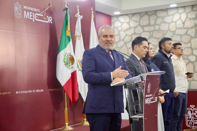 Agradece Ramírez Bedolla a Sheinbaum por el respaldo a Michoacán en Salud, Vivienda y Medio Ambiente 