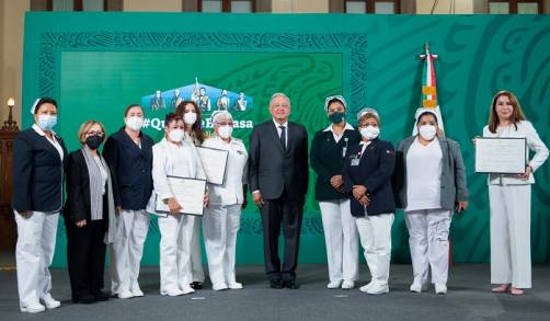 El Presidente de México reconoce labor de enfermeras y enfermeros durante pandemia de COVID-19; declara el 12 de mayo como Día Nacional de la Enfermería 