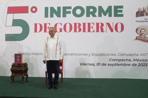 AMLO reafirma eficacia del Humanismo Mexicano en su 5° Informe de Gobierno