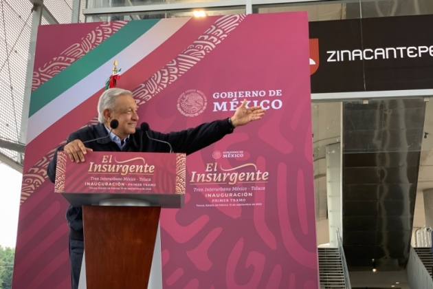 Primera etapa de El Insurgente Tren Interurbano México-Toluca inicia operaciones; 4T cumple : AMLO 