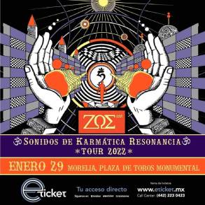 La Exitosa Banda de Rock Mexicano Zoé Concertará en Morelia en Próximo 29 de Enero 2022 