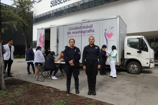 Brindan SSP y SSM servicios de salud a personal femenino de la Guardia Civil 