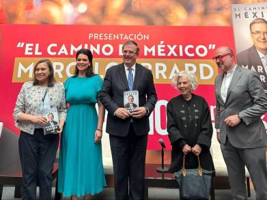 El Canciller Marcelo Ebrard Casaubón presenta su libro  El Camino de México en el Palacio de Minería 