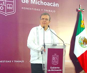 Hay un renacimiento del interés por Michoacán en el Extranjero: Marcelo Ebrard Casaubón Secretario de Relaciones Exteriores