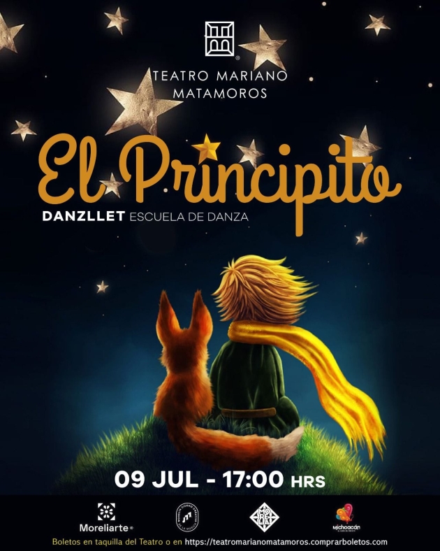 Danza Danzllet  Invita a su Puesta en Escena de El Principito  en el Teatro Mariano Matamoros de Morelia