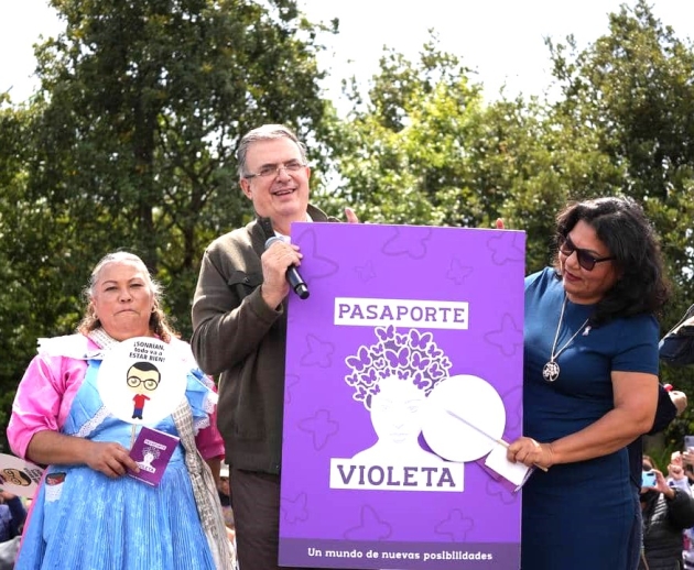 Marcelo Ebrard Casaubón  asegura fortaleza a las Mujeres con el Pasaporte Violeta 