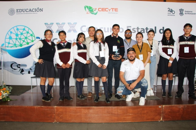 Estudiantes del Cecytem competirán en Concurso Nacional de Creatividad Tecnológica 