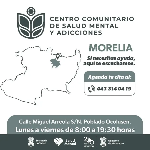 SSM ofrece atención gratuita a salud mental y adicciones en Morelia 