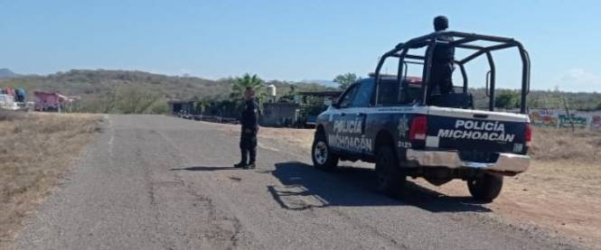 SSP mantiene movilizaciones preventivas, en Tuzantla Michoacán