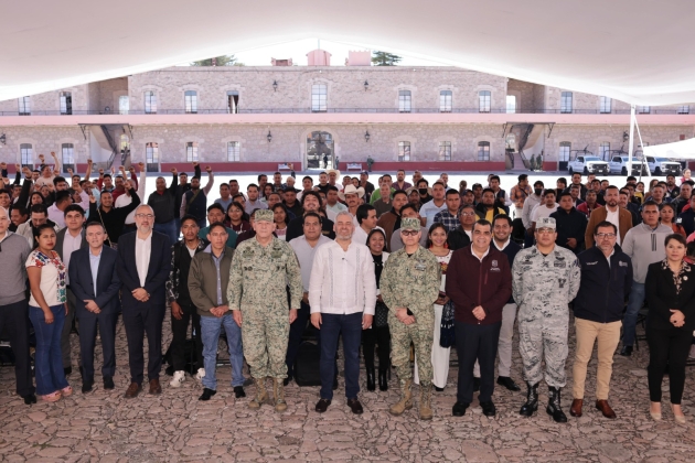 Con Fortapaz este año se construye cuartel de Guardia Civil en la Meseta Purépecha: Ramirez Bedolla