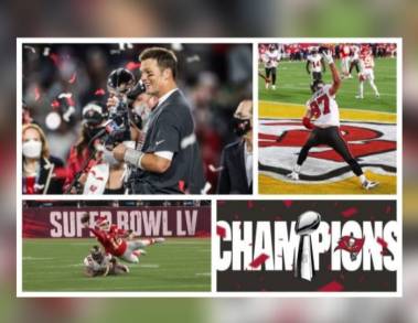Bucaneros de Tampa Bay campeones del Super Bowl LV con Tom Brady  