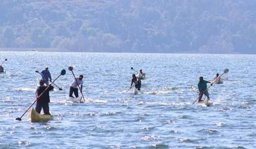 Con gran éxito se realizó la competencia de canotaje en Lago de Zirahuén: Araceli Saucedo 