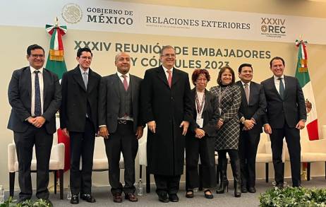 El Canciller Marcelo Ebrard inaugura la XXXIV Reunión de Embajadores y Consules 