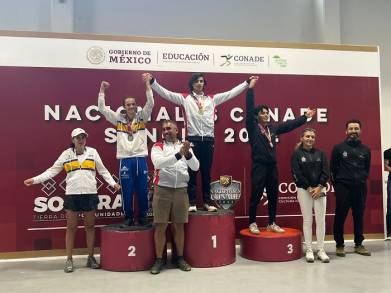 Conquista Michoacán oro histórico en escalada deportiva en Juegos Conade 2022   