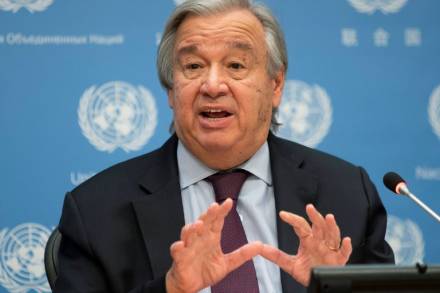 El Secretario General de la ONU pidió a los gobernantes del mundo declarar un estado de emergencia climática