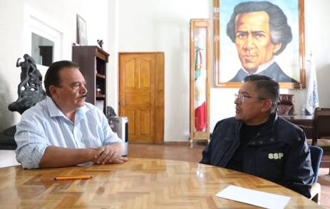 Titular de SP continúa con las acciones para fortalecer el destacamento regional, en Maravatío 