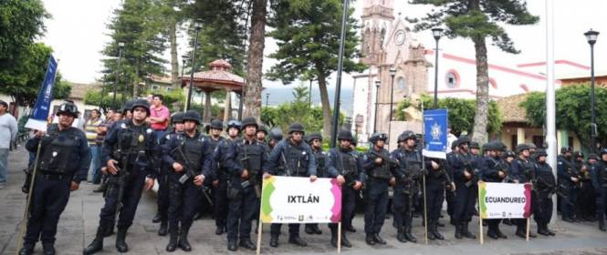 Con policía certificada, blindan región Bajío de Michoacán