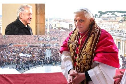 AMLO expresó sus condolencias por la muerte del papa emérito Benedicto XVI 