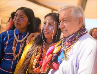 Presidente de  México Andrés Manuel  López Obrador  destaca importancia de Preservar Costumbres, Tradiciones, Lenguas y Cultura de los Pueblos Indígenas