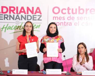 La Dip. Priista Adriana Hernández inicia actividades por el mes de Sensibilización Contra el Cáncer de Mama 