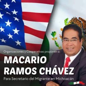 Sustentada en el conocimiento, aspiración de Macario Ramos Chávez de asumir Secretaría del Migrante 
