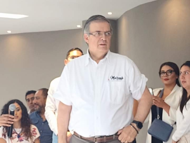 Marcelo Ebrard  visita  Morelia Michoacán con éxito Indiscutible 