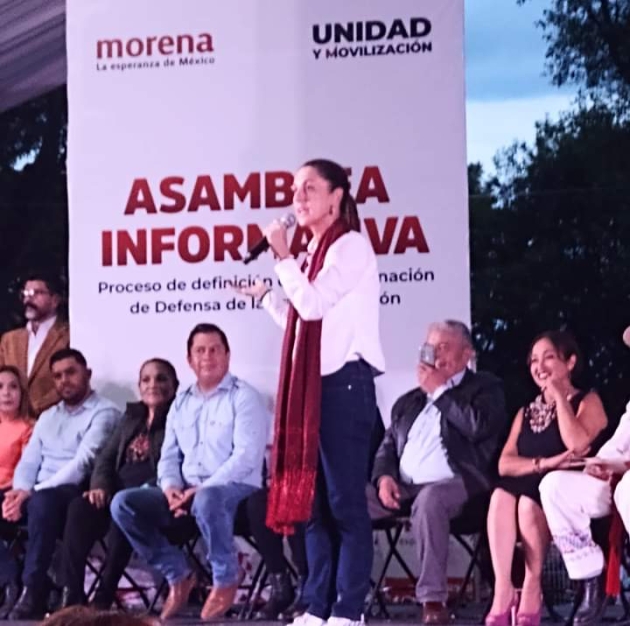 Claudia Sheinbaum Pardo Visita Michoacán, Con Júbilo llama a la Ciudadanía a Votar Con Conciencia