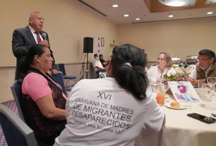 Brinda INM apoyo a integrantes de la XVI Caravana de Madres Centroamericanas 