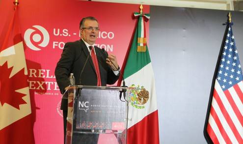  El Canciller Marcelo Ebrard participa en el North Capital Forum: SRE