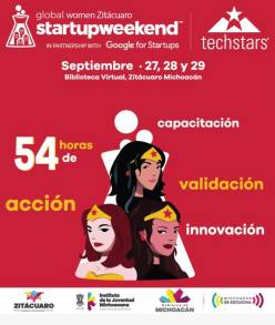 Convoca Ijumich al Startup Weekend Woman Zitácuaro 2019    