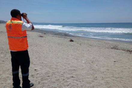 Advierte PC Estatal sobre Presencia de Mar de Fondo en la  Costa Michoacana 