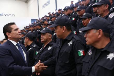 Contar con la mejor Policía de México, nuestro legado: Silvano Aureoles  