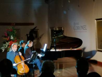 El pianista Ruso Alexander Pashkov y el Violonchelista Francés Philippe Muller Exaltaron el Palacio Clavijero con Su Sensibilidad y  Talento