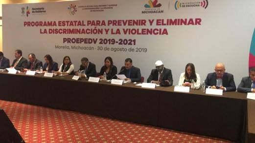 Presenta Coepredv el Programa Estatal para Prevenir la Discriminación y la Violencia en Michoacán 