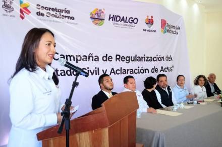 Beneficia Segob a más de 900 personas campañas del Registro Civil en Hidalgo y La Piedad